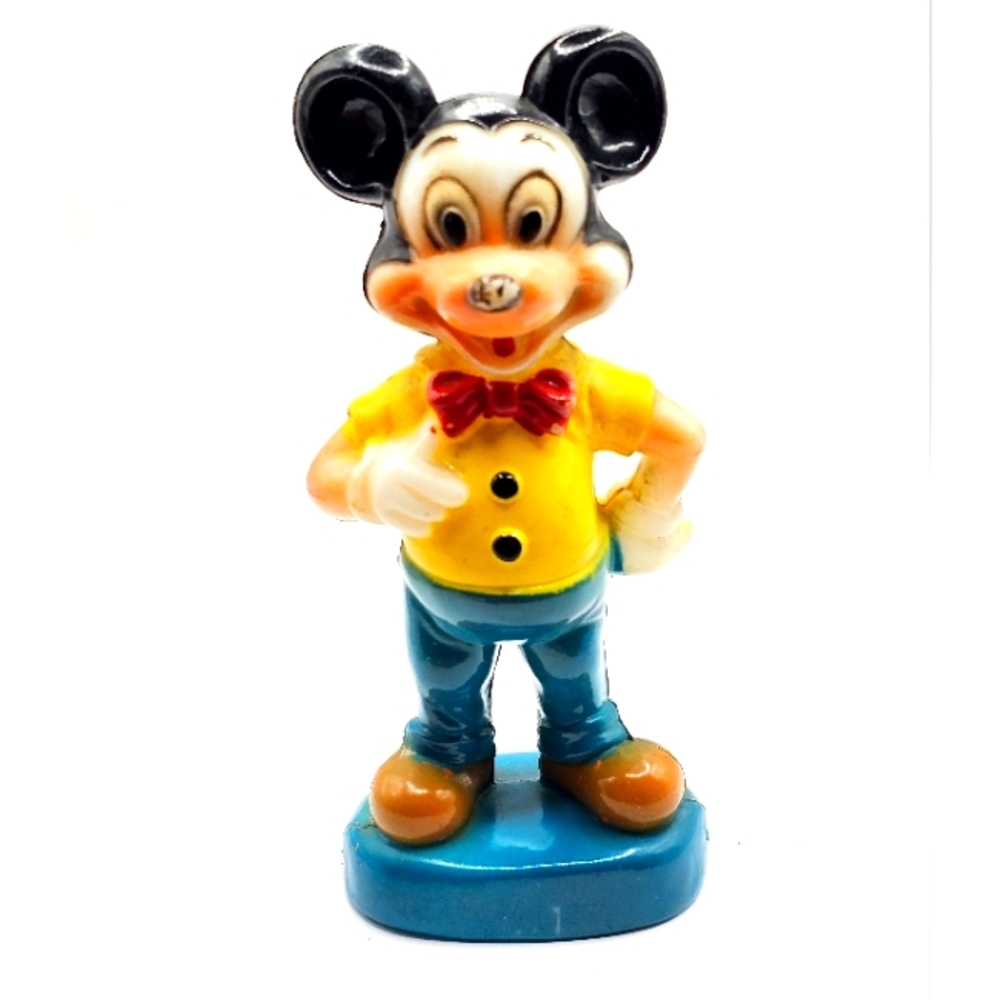 Walt Disney Productions Mickey Mouse Ingersoll Watch Plastic Statue